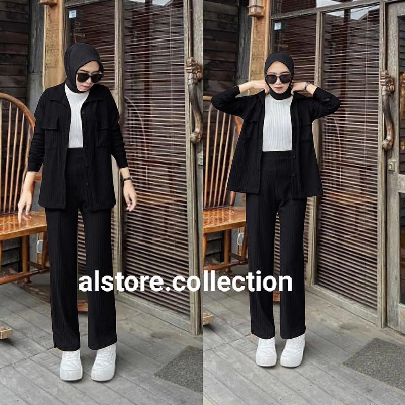 [TERLARIS] One Set OOTD Kekinian Wanita