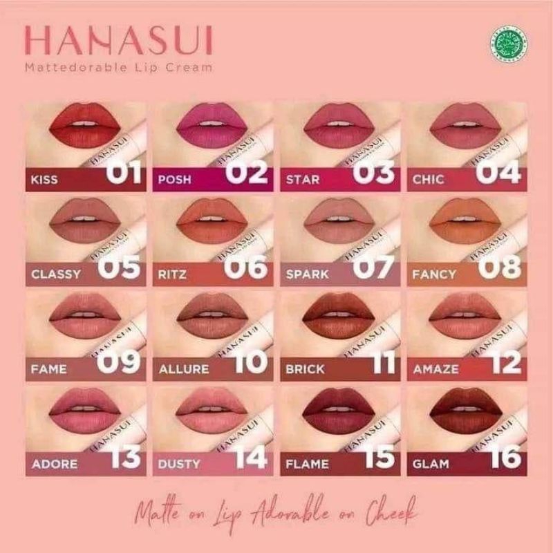 LIPSTIK HANASUI LIP MATTE CREAM