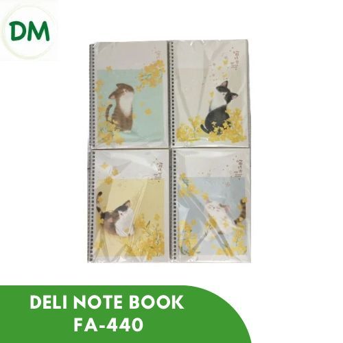 

DELI NOTEBOOK karakter kucing lucu dan unik cocok untuk anak sekolah/kuliah