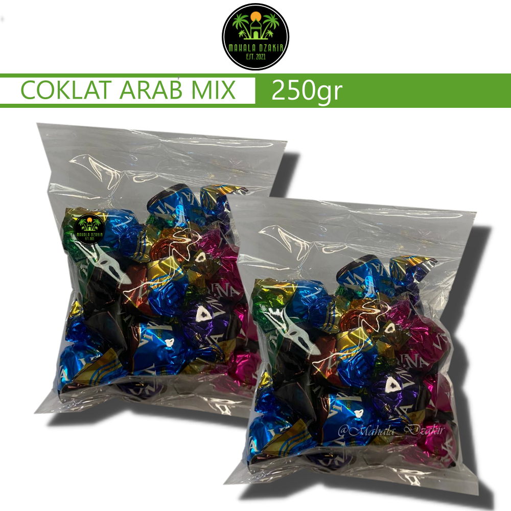 

Coklat mix 250gr//COKLAT ARAB MIX PREMIUM BEST QUALITY
