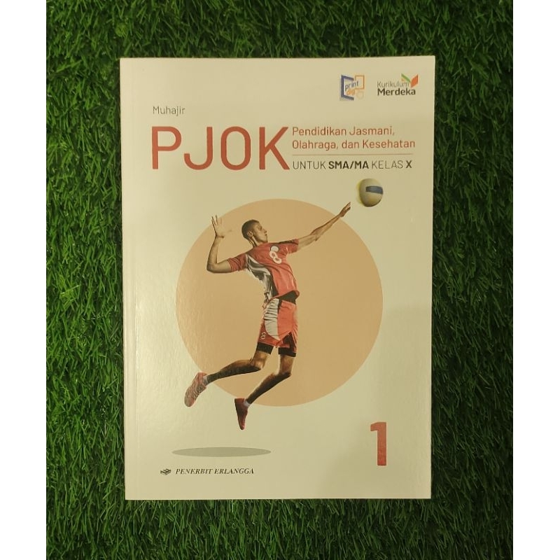 BUKU PJOK ERLANGGA  UNTUK SMA KELAS 10 KURMER
