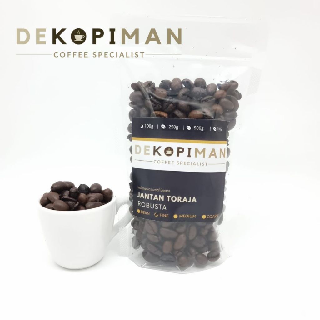 

Kopi Robusta Bubuk 100 gr Jantan Toraja Fresh Roasted Aroma Kopi Jamin Original Wangi Semerbak