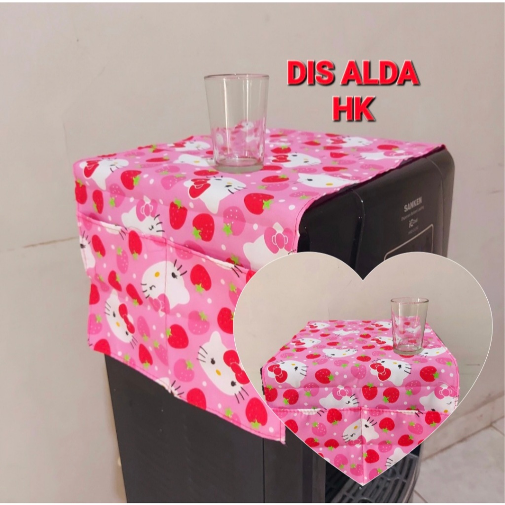 Cover Dispenser Galon Bawah Alas Tatakan Taplak Dispenser Galon Bawah