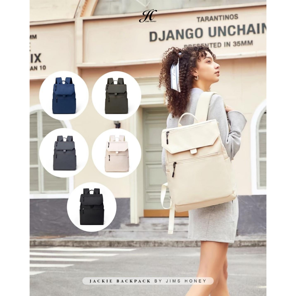 JIMS HONEY JACKIE BACKPACK Tas Ransel Wanita Cewek Jimshoney Trendy Elegan