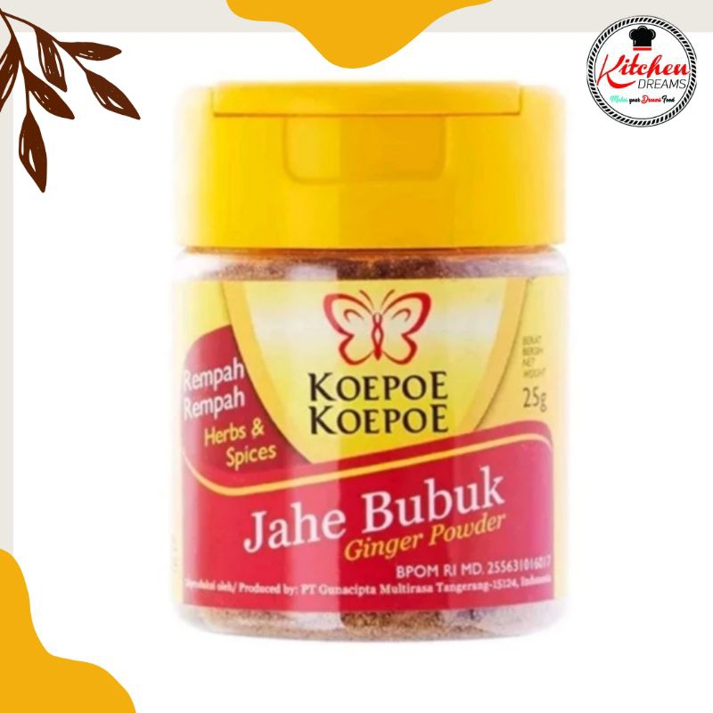 

Jahe Bubuk Koepoe Koepoe/Ginger Powder - 25 gram