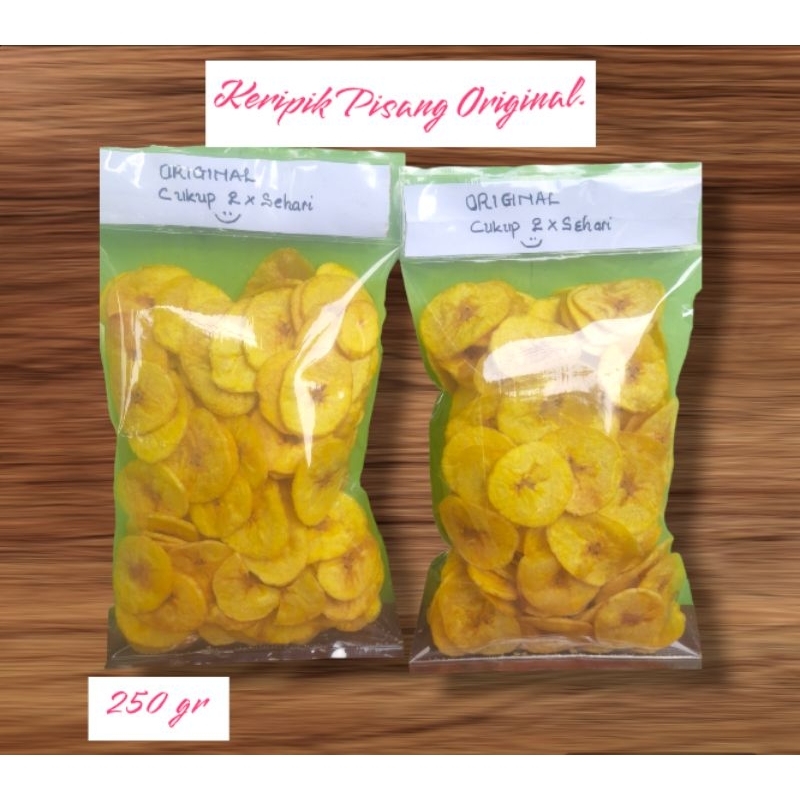 

Keripik Pisang Rasa Original 250 gr.
