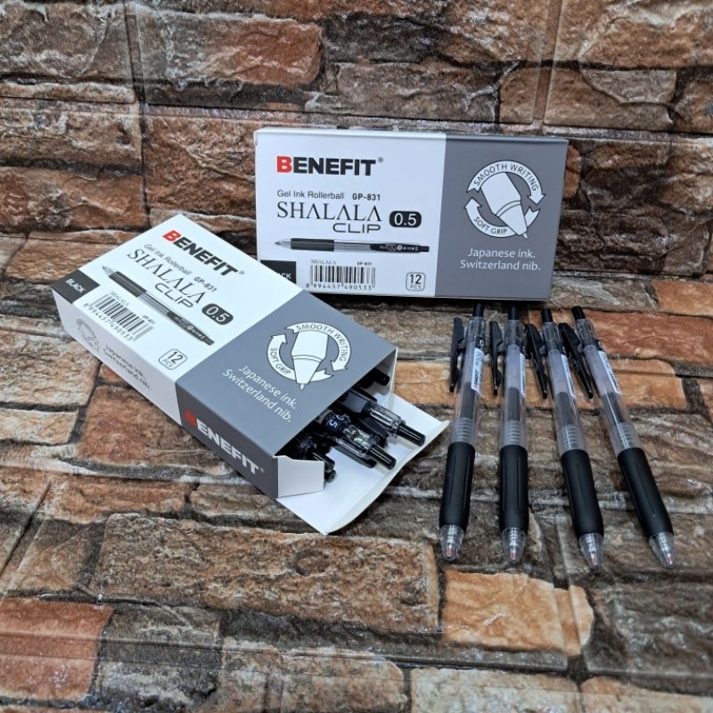 

[ 12pcs ] PULPEN GEL CETEK/KLIK BENEFIT SHALALA