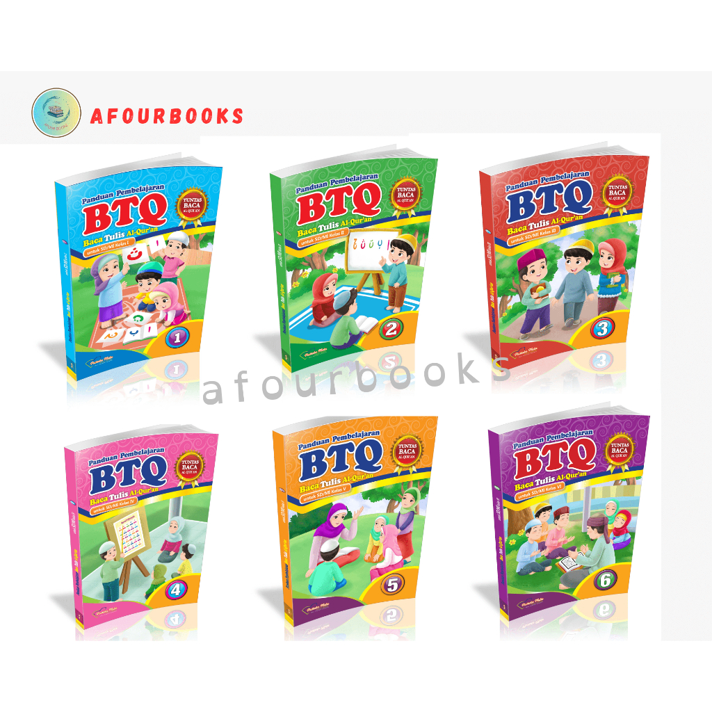 Buku Baca Tulis Al-Qur’an (BTQ) SD/MI Kelas 1/2/3/4/5/6 - Pustaka Mulia
