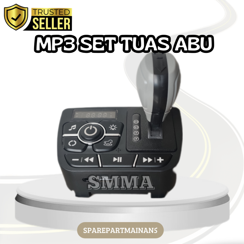 SMA5 || Modul Set MP3 Tuas Abu USB Musik Terbaru Mobil Mainan Aki Anak