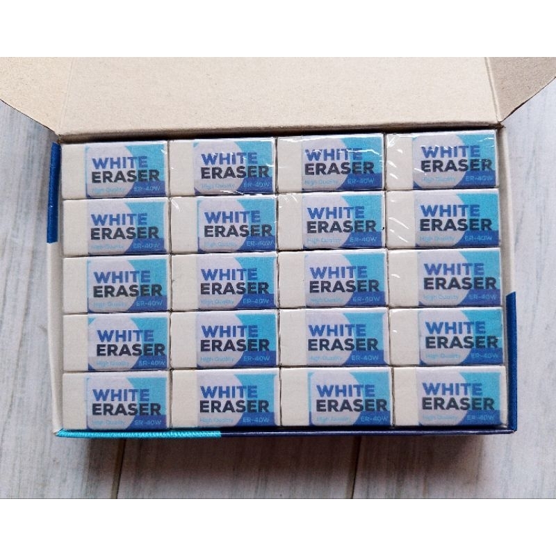 

(40PC) PENGHAPUS ORISTA ER-40W PUTIH ISI 40PC