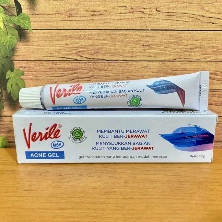 VERILE ACNE GEL 10gram OBAT JERAWAT SALEP JERAWAT MENGOBATI JERAWAT MENYEMBUHKAN JERAWAT MENGATASI J