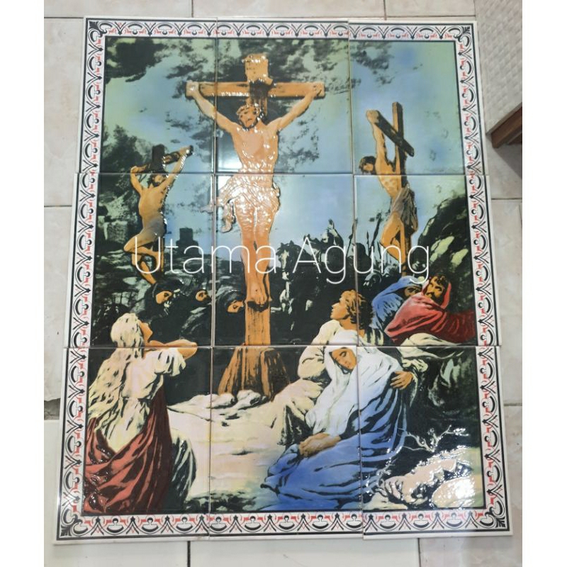 Keramik Panel Gambar Yesus