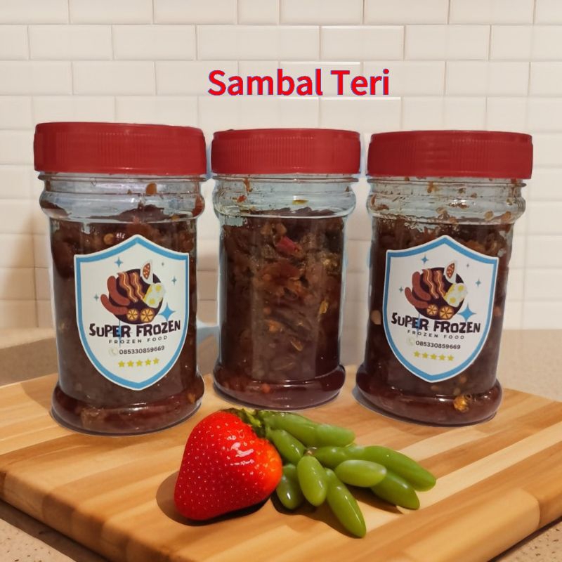 

SAMBAL TERI HOMEMADE PEDAS MANTAP SUPER FROZEN