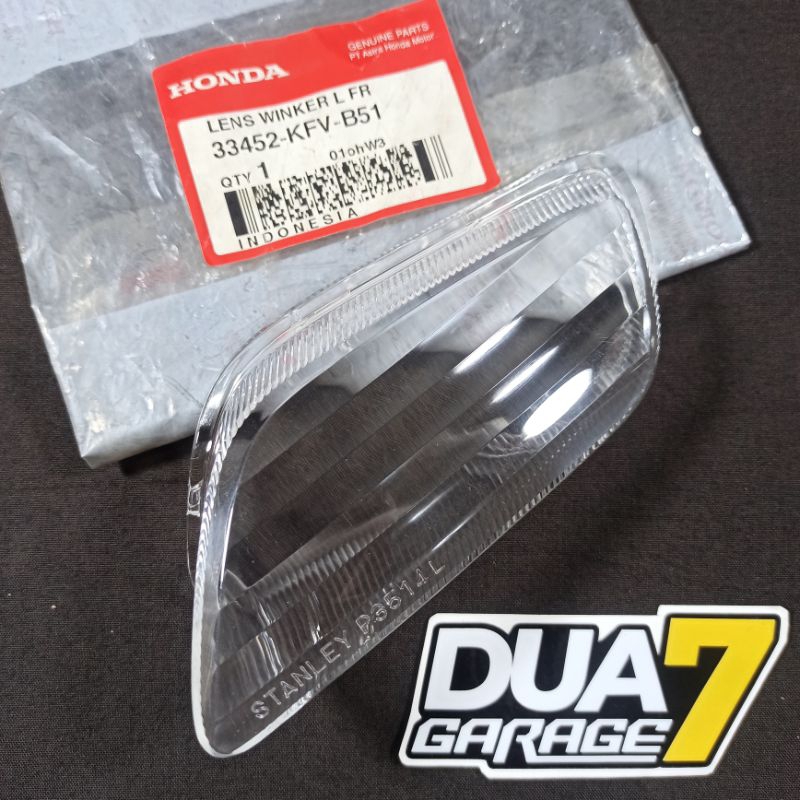 Mika muka kaca sein sen riting depan kiri Honda Astrea Legenda 2 Asli Original AHM 33452-KFV-B51