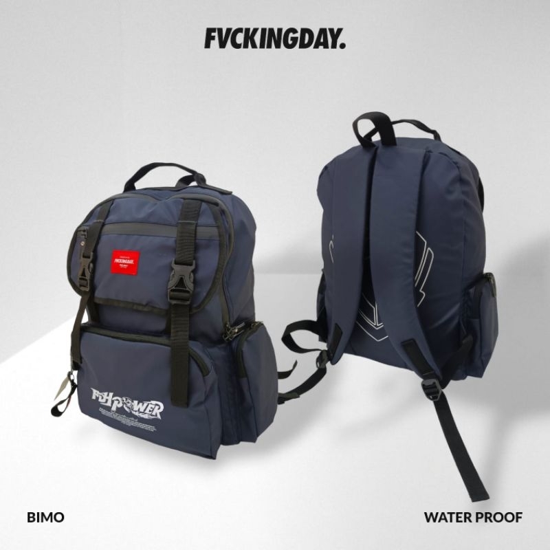 Fvckingday | Tas Punggung Navy Backpack Ransel V.8