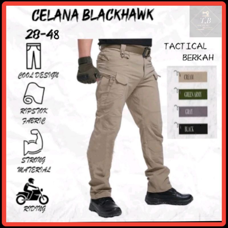 CELANA TACTICAL CARGO PREMIUM/CELANA BLACKHAWK TACTICAL CARGO PREMIUM