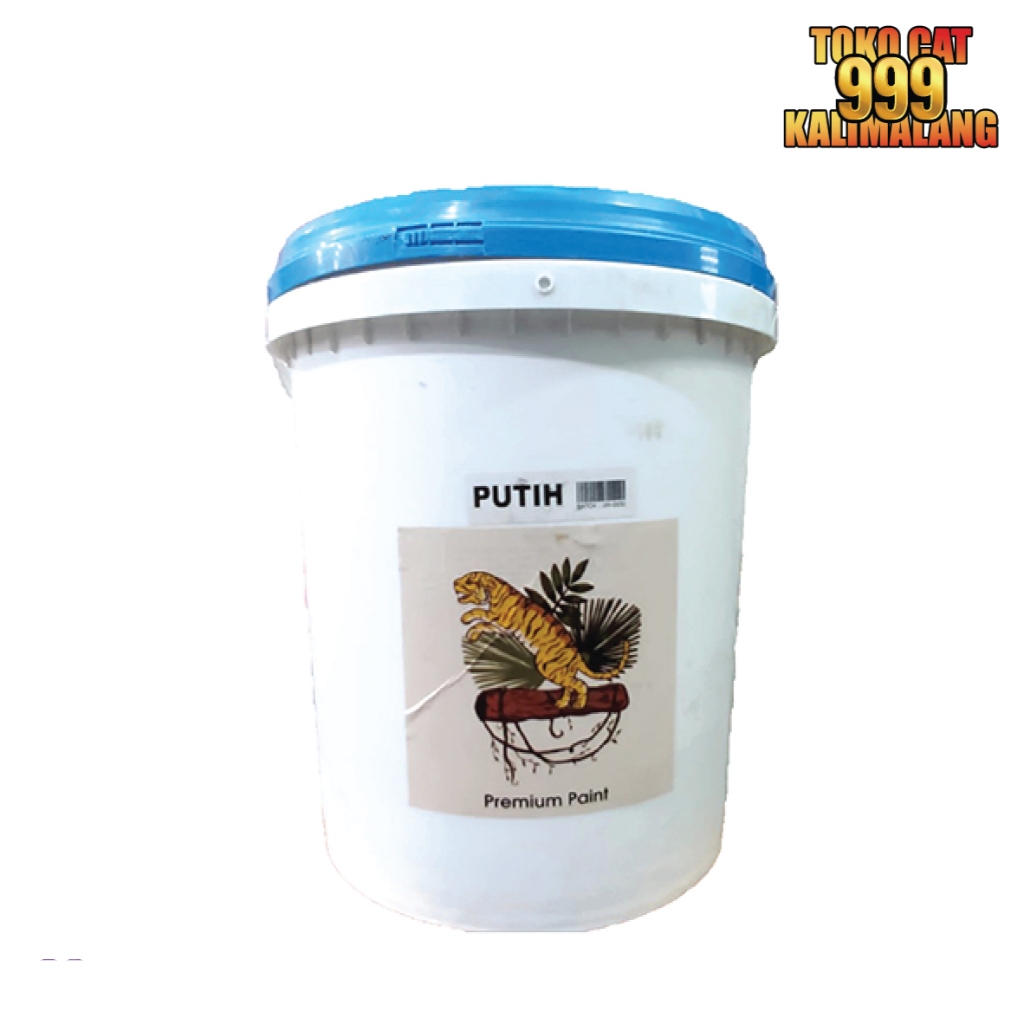 Cat Tembok Rumah Interior / Exterior Tiger Premium White Pail 25 Kg