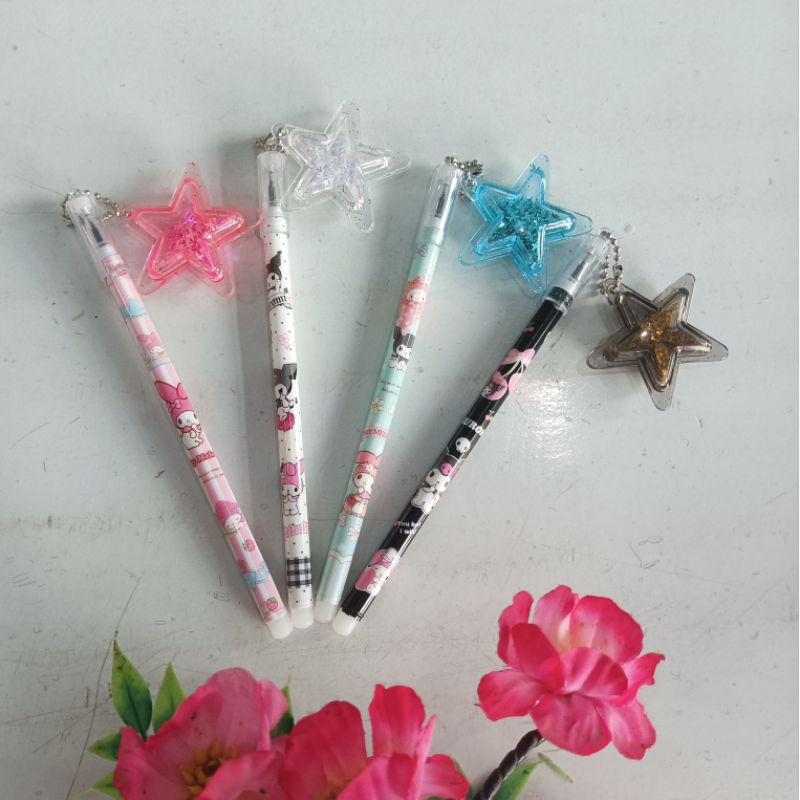 

BOLLPOINT GEL GANTUNG KARAKTER // PULPEN GEL FANCY // PENA GANTUNG KARAKTER SANRIO