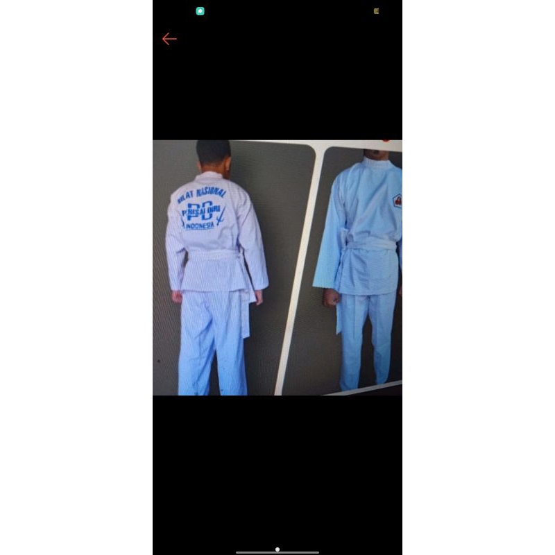 Seragam Silat Perisai Diri, Baju Silat Perisai Diri Sablon, Sakral Silat Perisai Diri Putih, Seragam