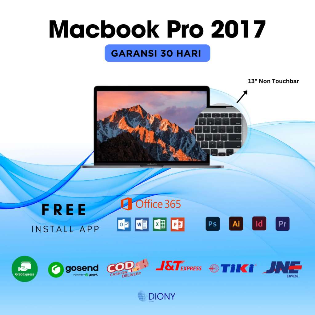 Macbook Pro 13 inci 2017 i5 8/128 gb