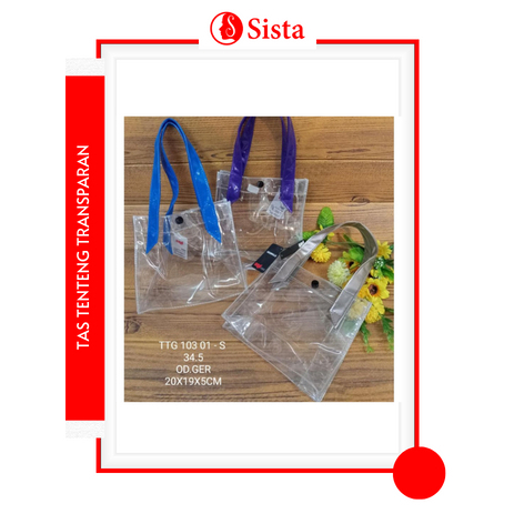 TAS TENTENG TRANSPARAN / TAS TENTENG MINI