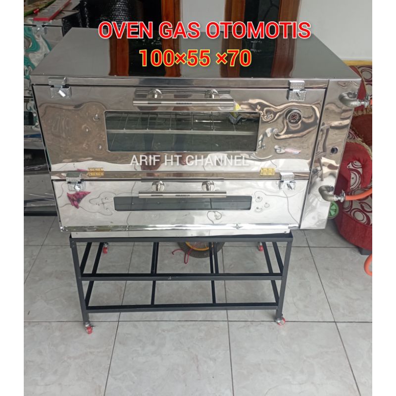 OVEN GAS OTOMATIS 100×55 stainless
