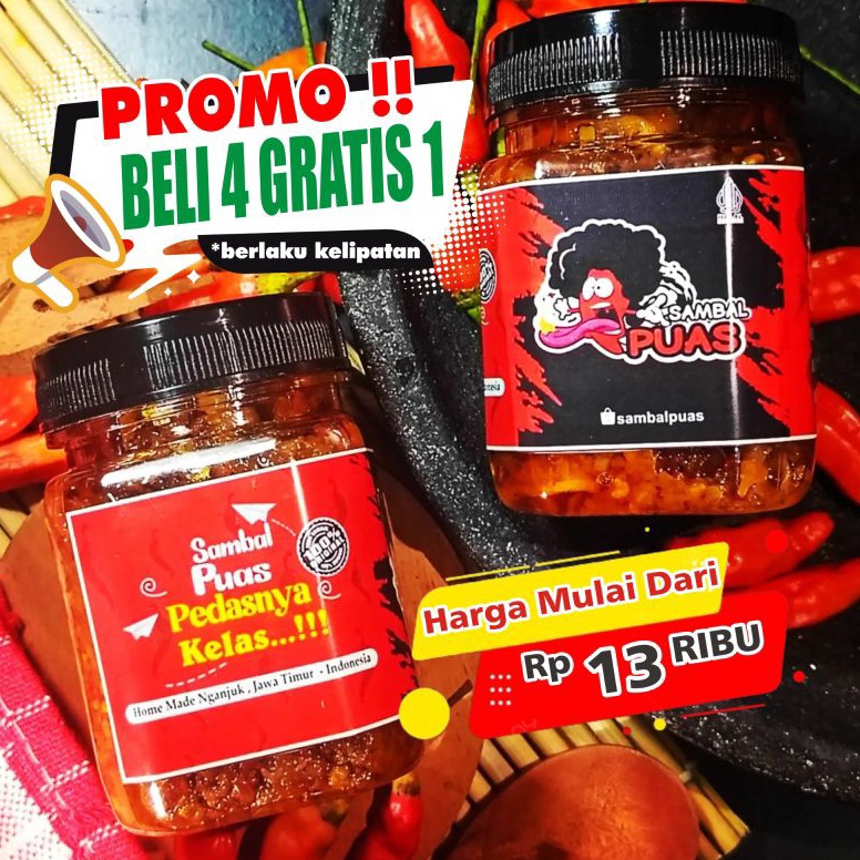 

Sambal BawangCumiPeteTeriIrengDll SAMBAL PUAS PEDASNYA KELAS