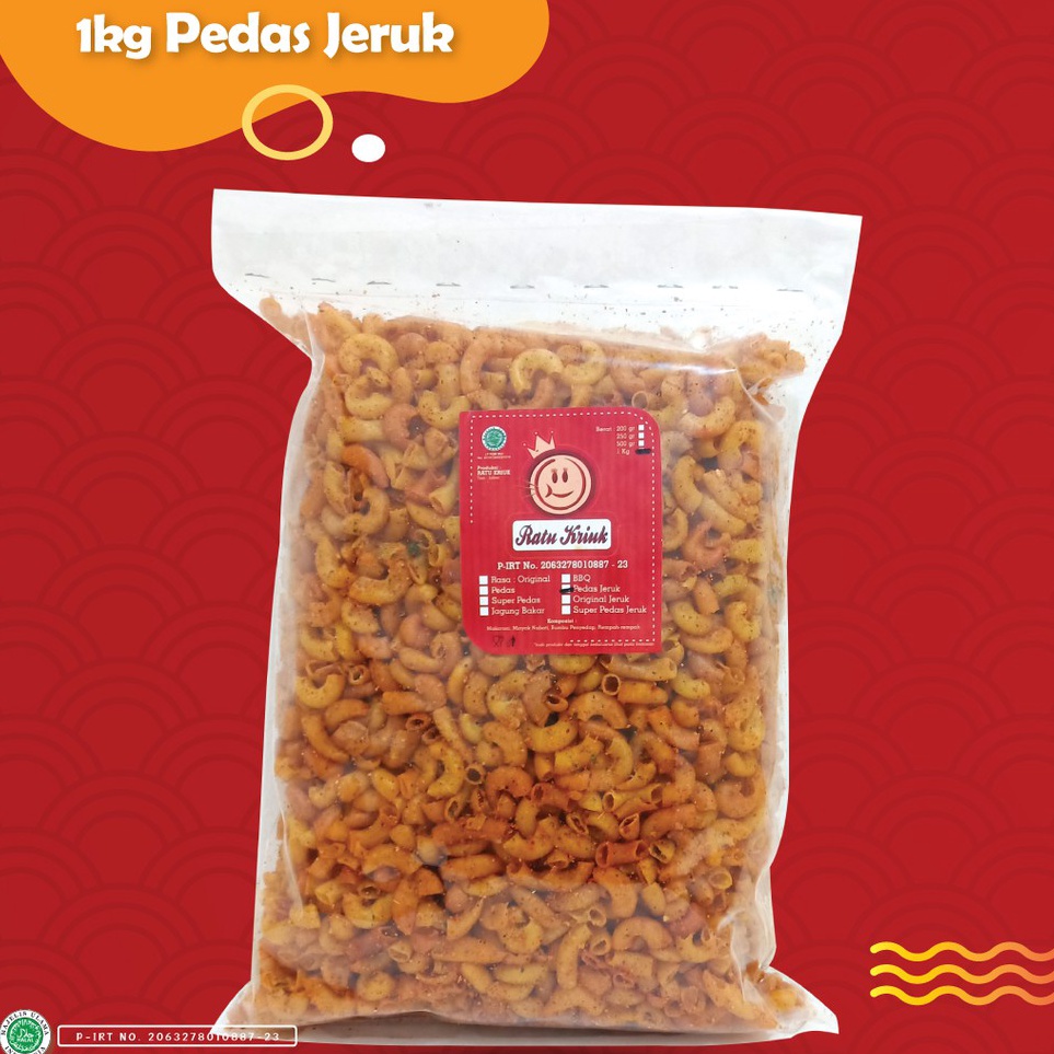 

TERMURAH 1KG MAKARONI KHAS TASIKMALAYA BY RATU KRIUK