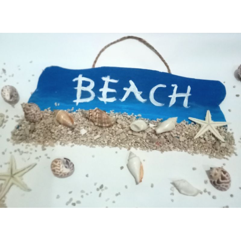 hiasan dinding/kerajinan/pasir laut/kerang/unik