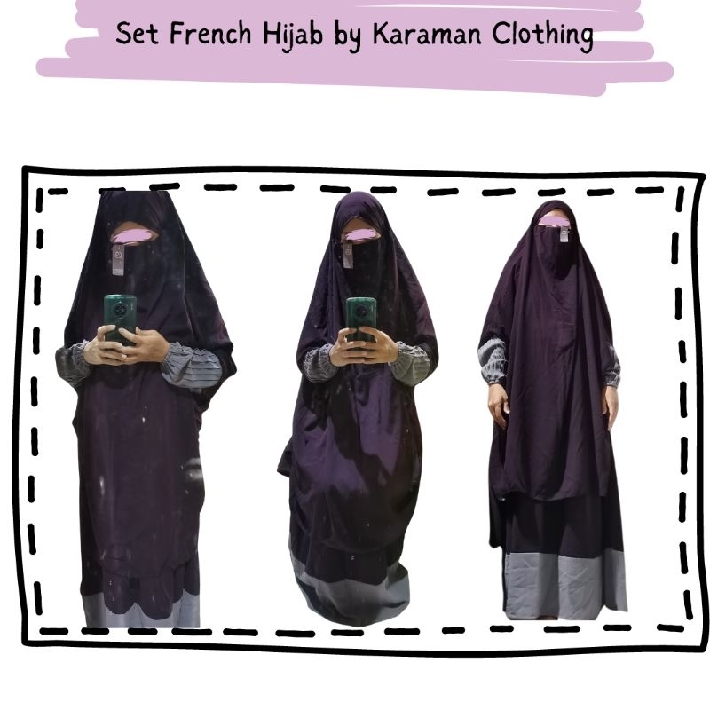 FK French Hijab Set Rok NWT