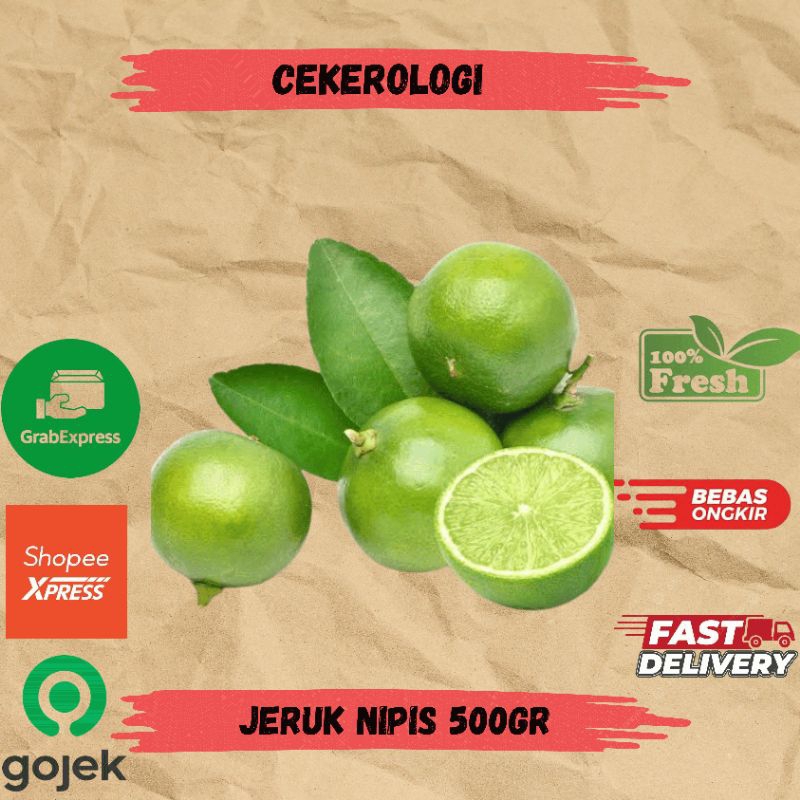 

Jeruk Nipis 500gr / Jeruk Nipis / Jeruk Nipis Fresh Berkualitas /JABODETABEK / Jeruk / Sayur Segar / Sayuran / Sayur