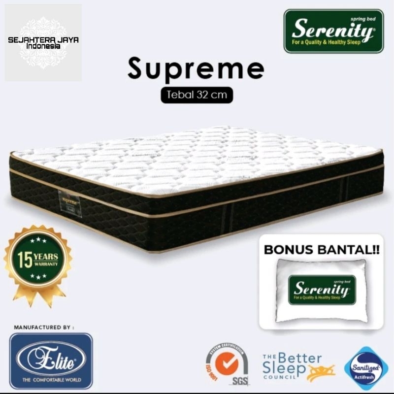Kasur Springbed Elite Serenity Supreme 160x200 - Kasur Saja