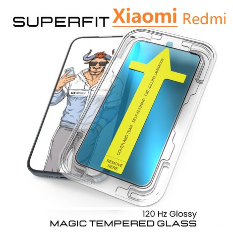 Hans - Tempered SUPERFIT Auto Install - BENING XIAOMI POCO C65 X6 Pro X5 X3 Nfc X3 GT X3 Pro X4 F5 F