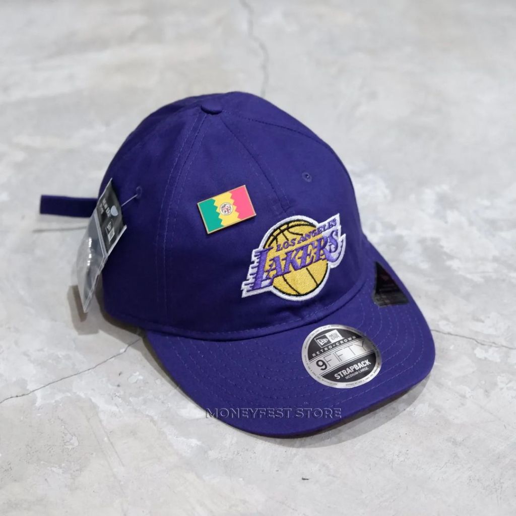 NEW ERA 9FIFTY CITY TEAMS LOS ANGELES LAKERS PURPLE RC 9FIFTY CAP