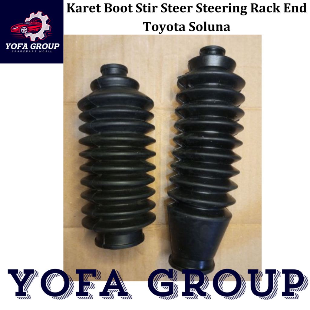 SPAREPART MOBIL Karet Boot Stir Steer Steering Rack End Toyota Soluna