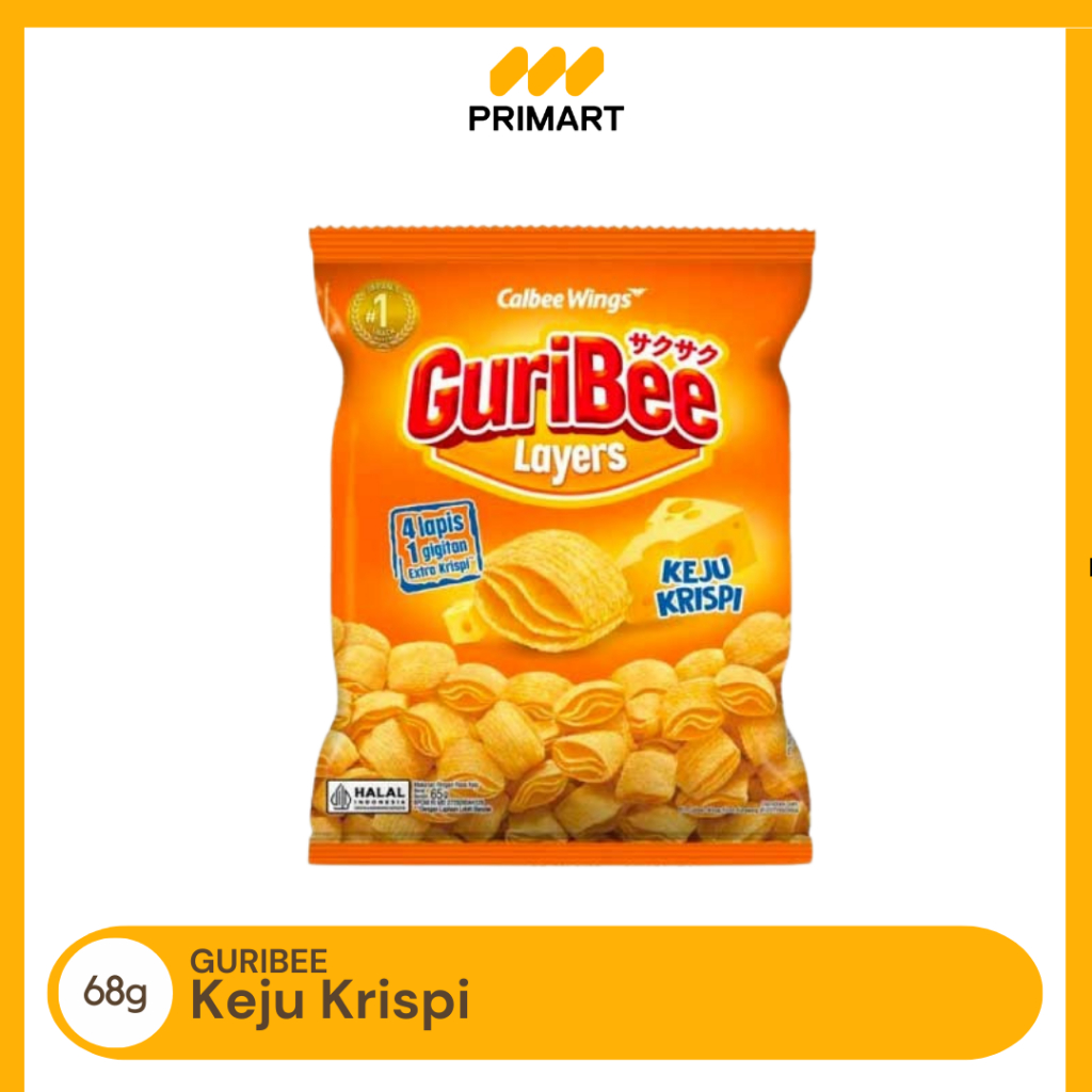 

Guribee Snack Keju Krispi 68 gr