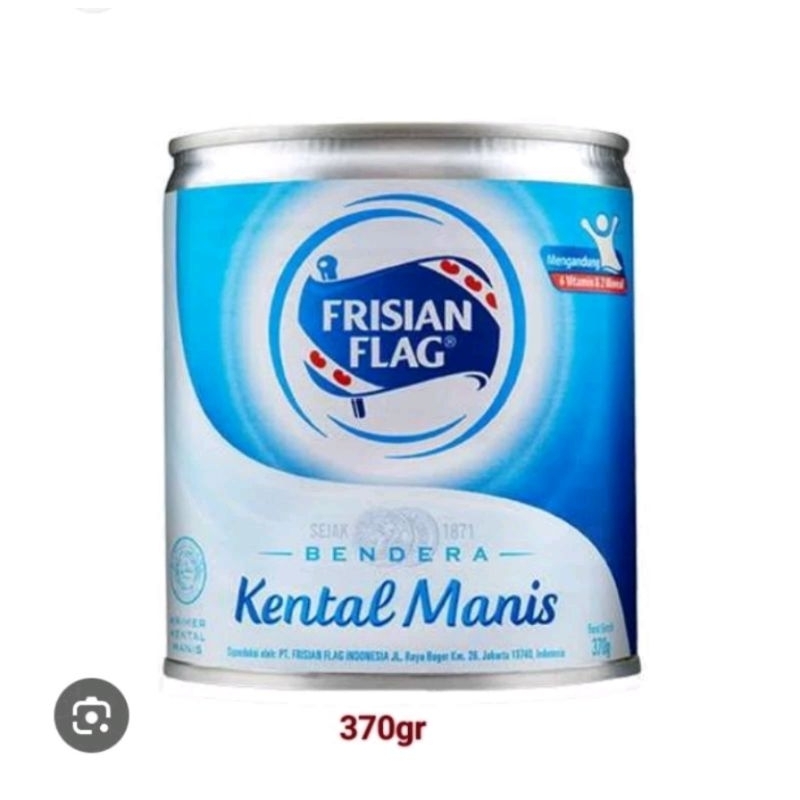 

Frisian Flag Susu Kental Manis Kaleng 370gr Biru/Vanilla