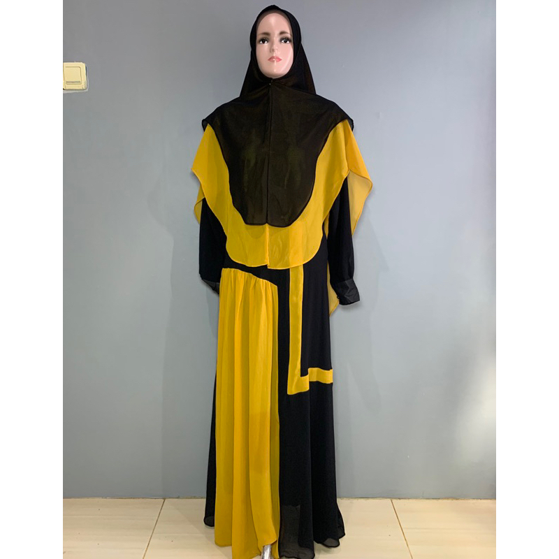Preloved Gamis Abaya Set Khimar