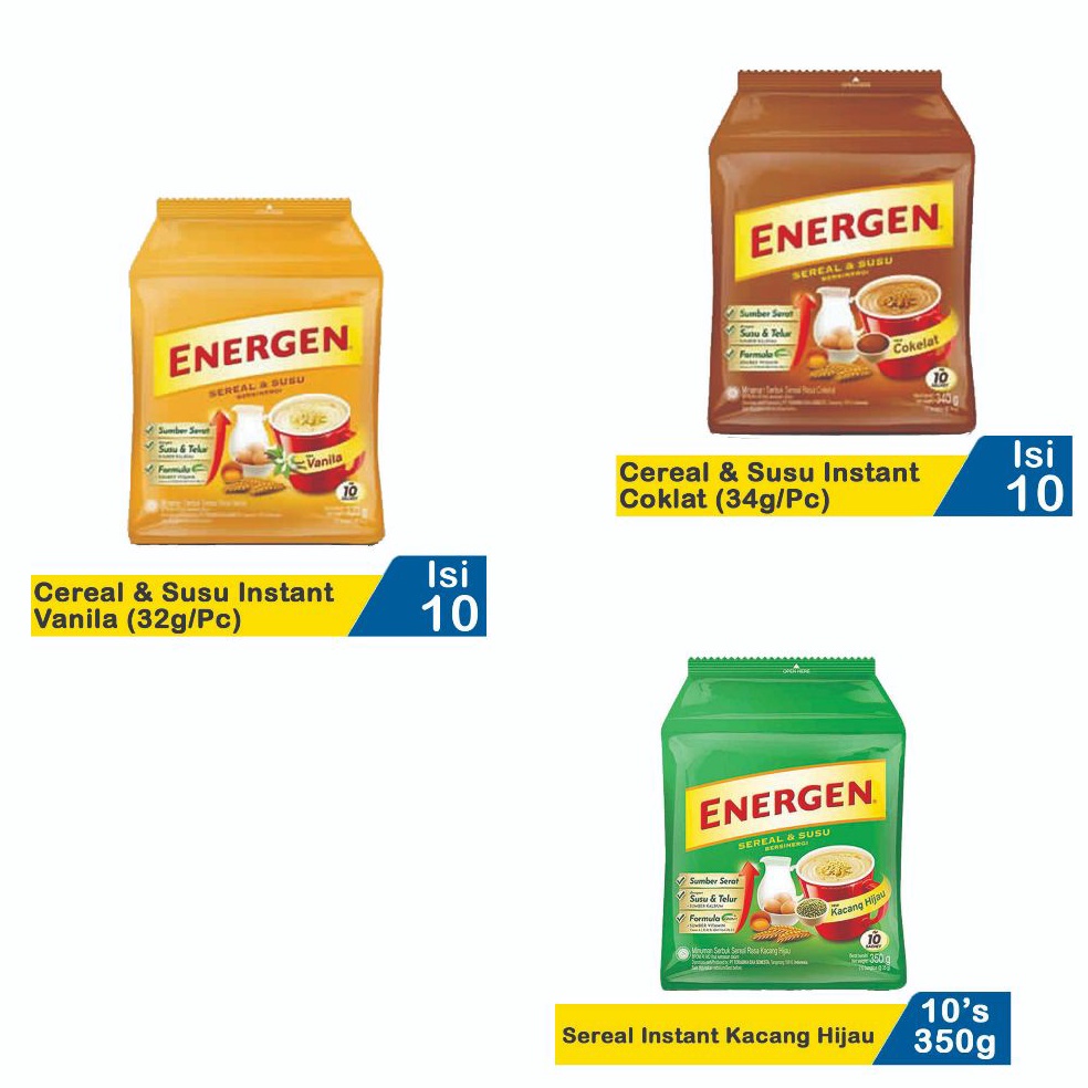 

Promotion Energen cereal instant
