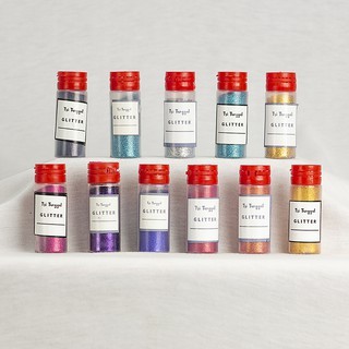 Glitter 20gr Warna Warni Stabilo Powder Serbuk Warna Warni Eceran Sablon Resin Pernak Pernik Hiasan 