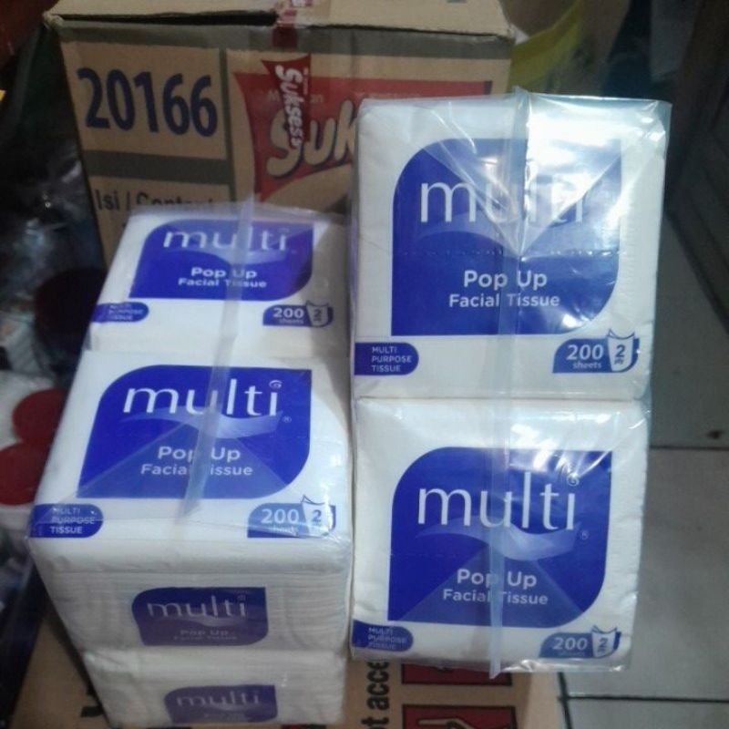 tisu multi pop up 200 sheets