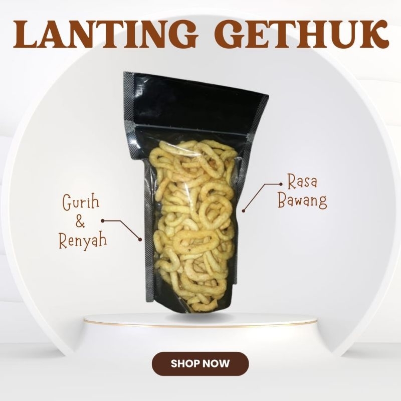 

Lanting Singkong/Lanting Getuk/Lanting Gurih/lanting renyah/lanting bawang/makanan Khas.