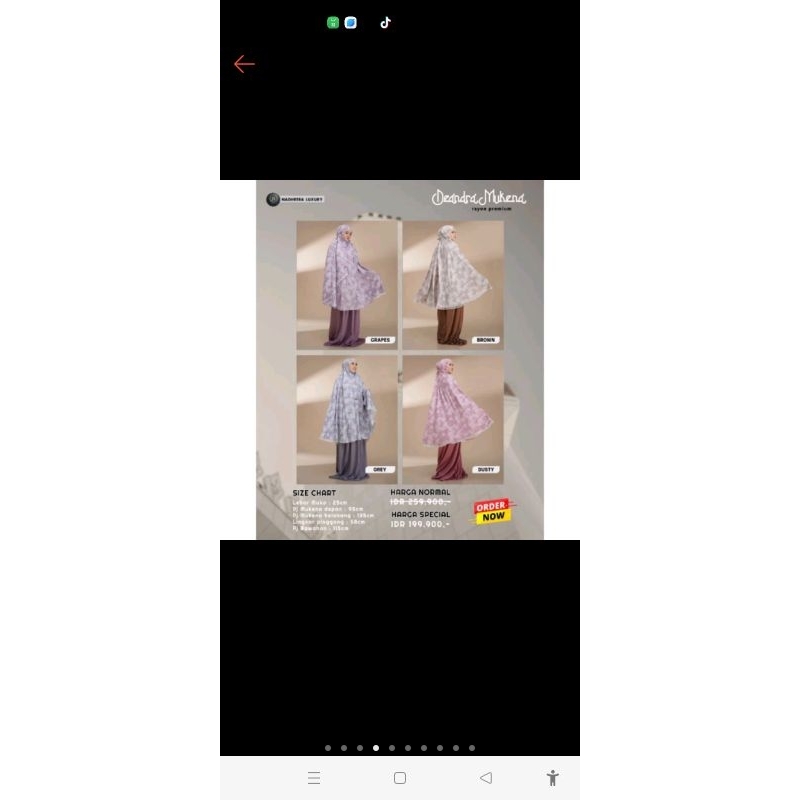 deandra mukena .nadhera