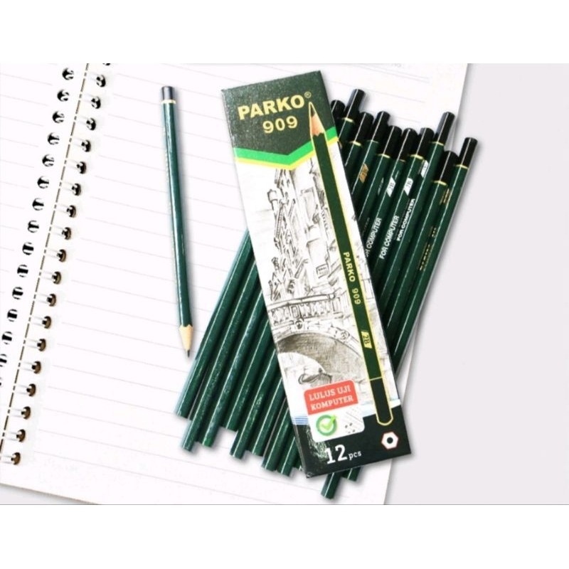

PENSIL KAYU 2B MEREK PARKO / ALAT TULIS / PENSIL UJIAN TERMURAH ( 1 PAK ISI 12 PCS)