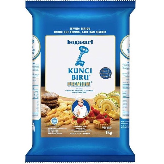 

Lebih hemat BOGASARI TERIGU KUNCI BIRU 1 KG TEPUNG