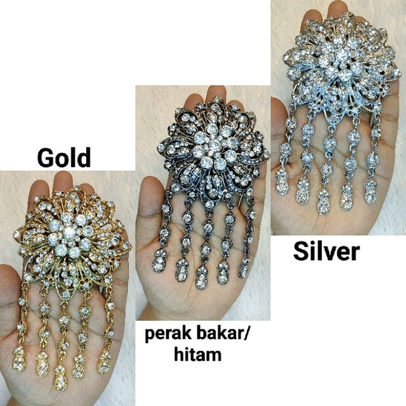 Bros kebaya / Bros pengantin / Bros kutubaru / Bros pengantin jumbo KOREAN PREMIUM