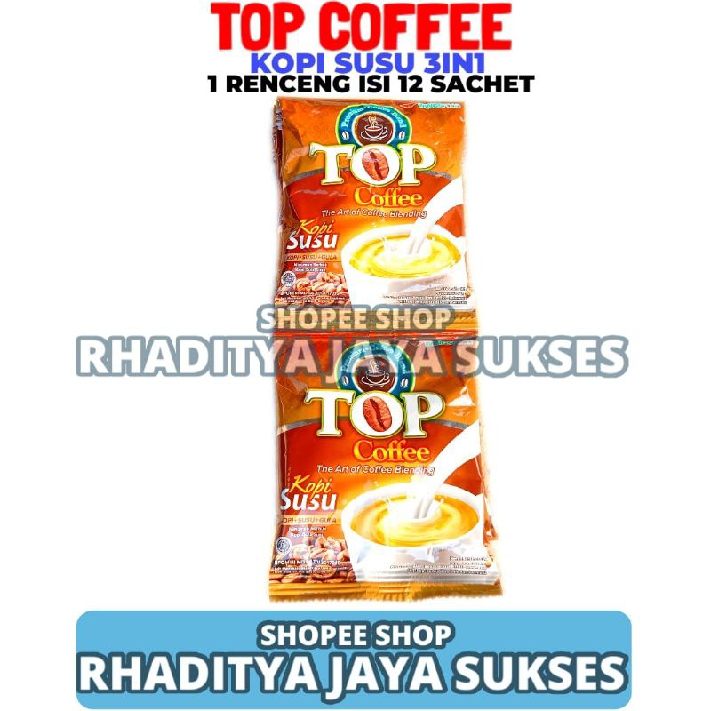 

Top Coffee Susu 1 Renceng Isi 12 Sacher 31gr