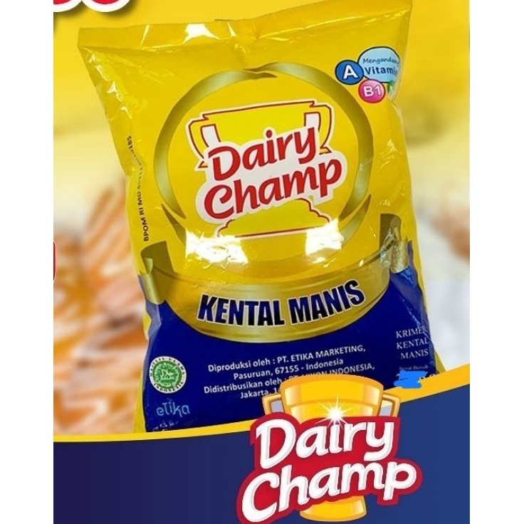 

Terbaru SUSU DAIRY CHAMP 1KG HALAL SUSU KENTAL MANIS