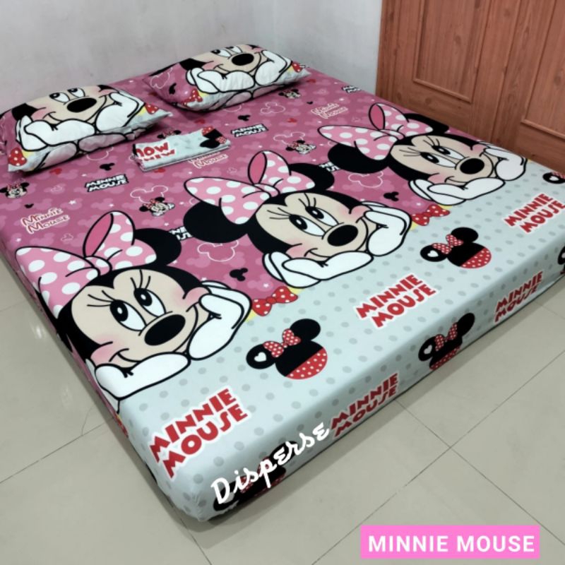 Sprei minnie mouse pink mini homemade