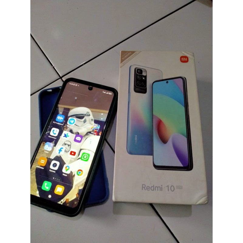 REDMI 10 4G 2022 RAM 6±2/128GB FULLSET (SECOND FREE HEADSET)